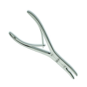 Acero inoxidable Beyer Stille hueso Rongeur Dall acabado doble acabado Beyer hueso Rongeur curvado 180 mm pinzas de corte - Product Image 3