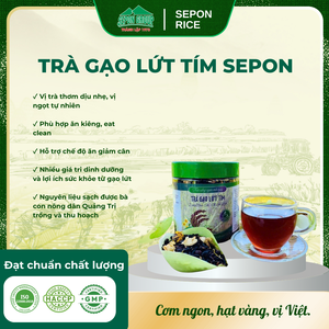 Thé au riz brun mélange SEPON, 400g, 75% de sachets de thé aux herbes, emballage en boîte, fabriqué au Vietnam - Product Image 5