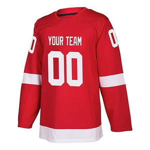 Maillot de hockey sur glace en maille à prix d'usine à bas prix Maillot de hockey en polyester léger 100% personnalisé pour hommes - Product Image 6