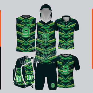 Cómodo 7v7 Jersey de fútbol de secado rápido Personalizable con capucha Equipo Práctica Uniforme Conjunto combinado Característica transpirable - Product Image 2