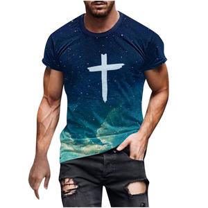 Última moda, nuevo diseño, camisetas cristianas, 100% algodón, ropa de calle de punto, hombres, hecho en Pakistán - Product Image 5