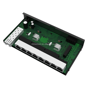 SFP Media Converter 1 SFP Fiber แปลง8 RJ45สวิตช์ไฟเบอร์อีเธอร์เน็ตกิกะบิต - Product Image 3