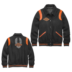 Veste universitaire unisexe en tissu premium, corps en laine, broderie personnalisée, streetwear, bomber, vêtements en gros OEM, imperméable - Product Image 1