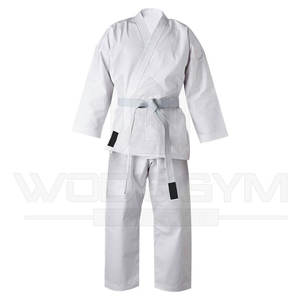 Gran oferta, logotipo personalizado, ropa deportiva de Karate, blanco, 100% algodón, competición ecológica, uniforme GI, entrenamiento, ropa de artes marciales altas - Product Image 1