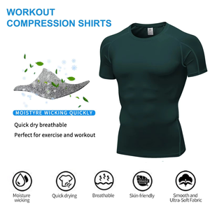 Wholesale Blank OEM Printed <b>Compression</b> Short Long Sleeve MMA Jiu Jitsu Custom Logo Rash Guards Bjj Rash Guard - Product Image 5