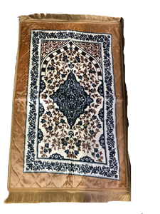 Vente chaude tapis de prière motif magnifiquement imprimé tapis de prière confortable prix de gros tapis de prière de voyage portable - Product Image 3