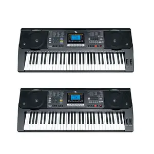 Music Portable Rhythm LCD Display 128 Entertainment Educational 61 Keys Electrical Keyboard Organ with Competitive Price