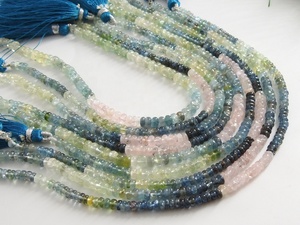 ลูกปัดมอสอะควาเมรีนธรรมชาติ 100% ทำมือ หลายเฉดสี รูปทรงกลมเรียบ สำหรับทำเครื่องประดับ ได้รับการรับรองจากผู้ที่สาม - Product Image 5