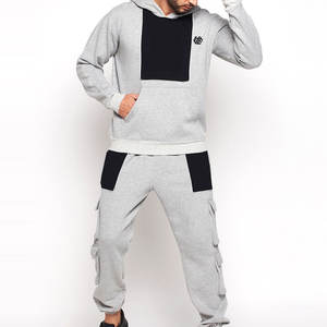 Chándales Ligeros de Algodón 100% con Logotipo Personalizado para Hombre, Duraderos, Elegantes, Transpirables, de Secado Rápido, con Patrón Sólido para Uso en Exteriores en Invierno - Product Image 1