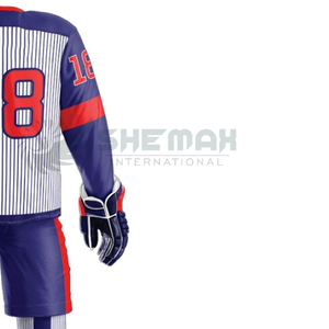 Wholesale Custom OEM Services Breathable Premium Quality Unisex Sublimated <b>Mesh</b> Ice Hockey Uniform Ice Hockey Jerseys <b>Pants</b> Sets - Product Image 2