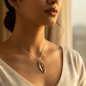 Colgante de Plata 925 Chapado en Rodio Oro Rosa para Uso Diario de Mujer, Regalo - Product Image 2