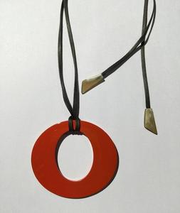 Collar de cuerno de búfalo orgánico de diseño personalizado para mujer, acentos de cuerno de buey hechos a mano con cuentas, clásico para fiesta, símbolo cristiano - Product Image 3