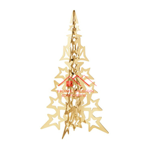 Décoration d'arbre de Noël en métal de haute qualité faite à la main Design unique pour une utilisation de décoration de Noël de taille personnalisable - Product Image 1