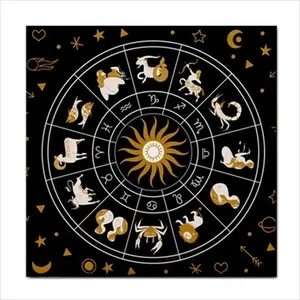 Astrología Horóscopo Signos Azulejo de cerámica Borde Arte de la pared Backsplash Murales de pared - Product Image 1
