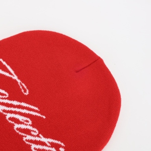 หมวกผ้าแจ็คการ์ดถักแบบทันสมัยหมวกแฟชั่นฮิปฮอปสตรีทแบบถักลายปักฟรีไซส์อบอุ่นอากาศหนาวทั่วไปโลโก้ตามสั่ง3D - Product Image 4