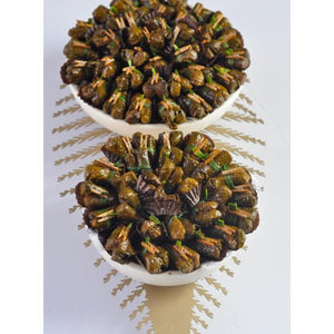 Modern Style Gold Metal Chocolate Bowl With Leaf Accent Wedding For Dessert Display And <b>Sweets</b> Server Bowl In Affordable Price - Product Image 3