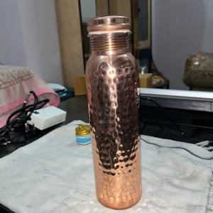 Bouteille d'eau en laiton émaillé de style ange écologique de qualité en gros en laiton pur à bas prix de conception simple - Product Image 4