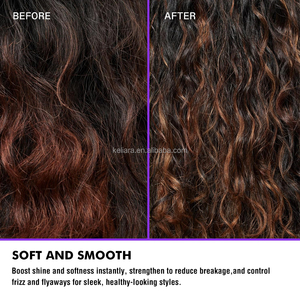 Huile capillaire réparatrice à la kératine professionnelle 50 ml, soin lissant pour cheveux abîmés, pour les distributeurs de produits de beauté en salon, vente en gros - Product Image 3