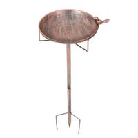 Fontaine cascade extérieure en fer forgé pour oiseaux, design moderne et luxueux, couleur et taille personnalisables, utilisation intérieure/extérieure pour jardin, finition poudrée