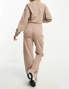 ชุดวอร์มผ้าคอตตอนสำหรับผู้หญิงชุดวอร์มสำหรับใส่ออกกำลังกายงานตามสั่งสไตล์ใหม่ - Product Image 4