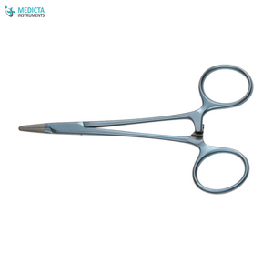 Soporte de aguja de titanio Halsey, 12,5 cm, soporte de aguja para cirugía plástica - Product Image 1