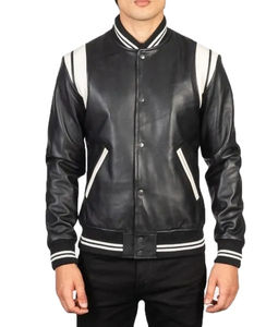 Vente en gros de vestes d'université de baseball pour hommes vestes d'université de baseball pour hommes veste d'université de satin veste d'université hommes pour l'équipe de baseball - Product Image 1