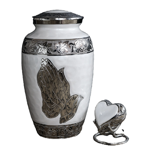 Urne funéraire en métal de haute qualité de style américain haut de gamme porte-cendres funéraires pour adultes - Product Image 3