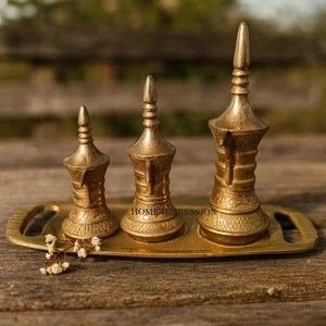 กาต้มน้ำดัลลาห์สแตนเลสสลักลายทันสมัย เป็นมิตรกับสิ่งแวดล้อม เหมาะสำหรับงานเลี้ยงที่บ้าน งานจัดเลี้ยง ใช้เป็นของตกแต่งอย่างมีสไตล์ ร้านกาแฟ อินเดีย - Product Image 6