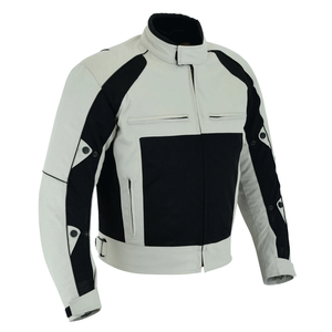 Men's Cordura Breathable CE Armoured Waterproof Textile Motorcycle Jacket Adventuring Black & Navy Blue Motorbike Jacket For Men - Product Image 5