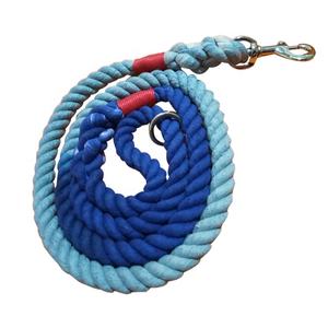 Hecho a mano 5 pies Premium perro cuerda correas pequeño mediano perro caminar accesorios piel decoración mascota Collar Fabricante Mayorista - Product Image 2