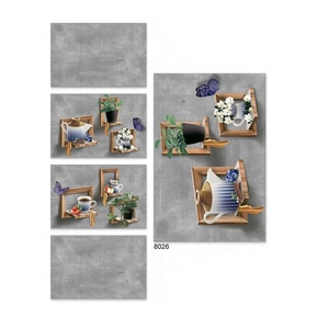 กระเบื้องเซรามิกดิจิตอลความเงางามสูงขนาด300X450มม. โมเดิร์นคลาสสิกคุณภาพสูงสำหรับผนังภายในราคาขายส่ง - Product Image 3