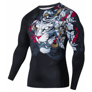 Cool Dry Compression Manga larga Capa base Deportes atléticos Camisetas Compresión Cuello redondo Camisetas de manga larga - Product Image 3