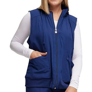 Chaleco de estilo único para mujer, chaleco moderno con botón frontal y 2 bolsillos disponibles en todos los colores - Product Image 5