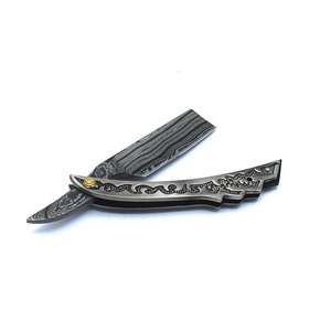 New Arrival Shave Edge Stainless Steel Straight <b>Razor</b> Face & Body Shaving Folding Knife <b>Mens</b> Barber <b>Razor</b> - Product Image 6