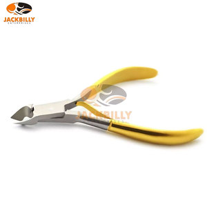 Pince à cuticules en acier inoxydable de qualité supérieure Jackbilly Enterprises, demi-or, coupe-ongles, coupe-ongles, 10 cm, lame pointue, lame droite - Product Image 5
