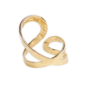 CUCOCUCA YXQ R72 Anello Statement Trendy Placcato Oro in Acciaio Inossidabile, Misura Regolabile, per Uso Quotidiano, Spedizione UE in 48h - Product Image 2