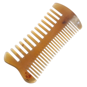 Peigne en corne de buffle pour le soin des cheveux Peigne en corne naturelle de taille personnalisée élégante de cheveux Peigne à cheveux de soins de santé - Product Image 1