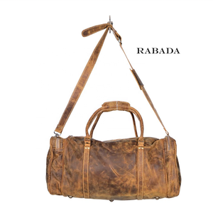 กระเป๋าดัฟเฟิลกระเป๋าเดินทางหนังแท้สองสีมีหลายช่องสำหรับอุปกรณ์เสริมอื่นๆ - Product Image 4