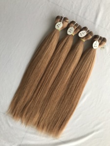 ชุดต่อผมเรมี่สำหรับต่อผมมนุษย์ขนมิงค์แนวเดียวทรงตรง20สี #12 - Product Image 6