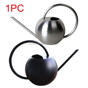 . Bidon d'eau personnalisé facile à verser, long et étroit, galvanisé, intérieur et extérieur, arrosoir en métal pour plantes - Product Image 1