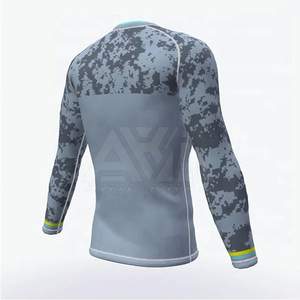 Diseña Tu Propia Camiseta Deportiva de Manga Larga para Hombre, Transpirable, de Spandex/Poliéster, con Colores y Logotipos Personalizados, Alta Calidad - Product Image 3