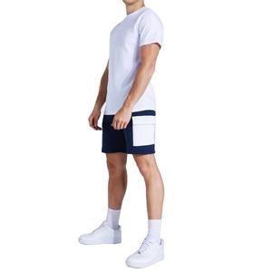 Ensemble double de sports d'été en coton de qualité supérieure pour hommes T-shirts et shorts imprimés légers Design décontracté 2 pièces - Product Image 1