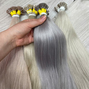 Mini punta plana queratina cabello doble dibujado virgen extensiones de cabello humano Remy cabello de calidad superior - Product Image 3