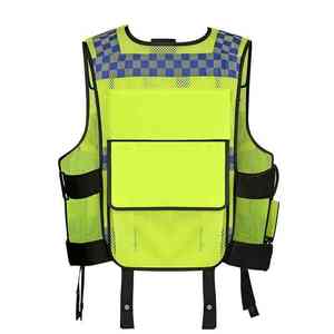 Gilet de sécurité de construction personnalisé haute visibilité gardes de sécurité vêtements de travail respirants grandes poches réfléchissantes disponibles tous - Product Image 2