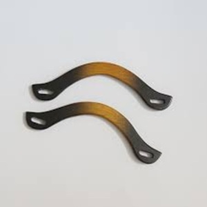 Poignée d'os en corne de buffle de haute qualité faite à la main avec logo personnalisé Inde pour pochette et sac à main avec poignée en corne naturelle - Product Image 3