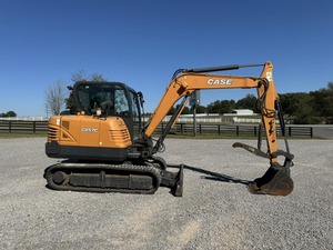 Buen estado usado Mini excavadora Case CX57C Mini excavadora sobre orugas para la venta - Product Image 6