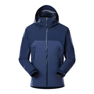 Vêtement de randonnée et de pêche en plein air de haute qualité en gros, veste décontractée en softshell imperméable coupe-vent UPF 50+ en polyester/nylon - Product Image 4