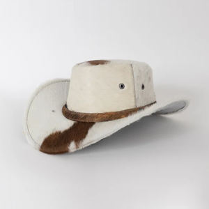 Chapeaux en cuir de vachette de qualité supérieure, en matériau solide, à vendre au prix d'usine, nouveau design tendance, chapeau unisexe en cuir de vachette - Product Image 4