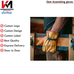 Gants de travail de qualité supérieure, fabriqués à la main, confortables, réutilisables, prix de gros 2025, meilleur fournisseur - Product Image 3