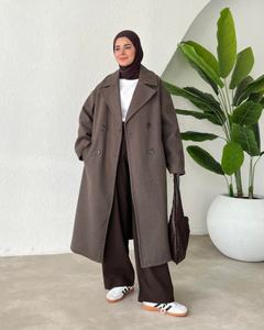 Manteaux Trench Vintage en Satin Tendance pour Femme Automne/Hiver – Élégants et Chauds pour un Confort Quotidien - Product Image 1